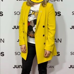 Yellow Zara Blazer
